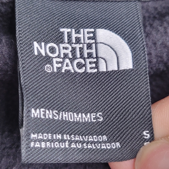 The North Face Mens Snap Pullover Small Sweater FLEECE JACKET - Picture 8 of 9